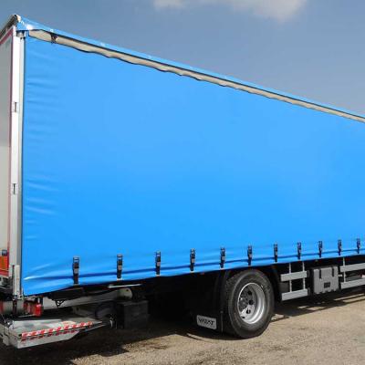 Baché - Camion bleu PLSC rideaux latéraux coulissants 2